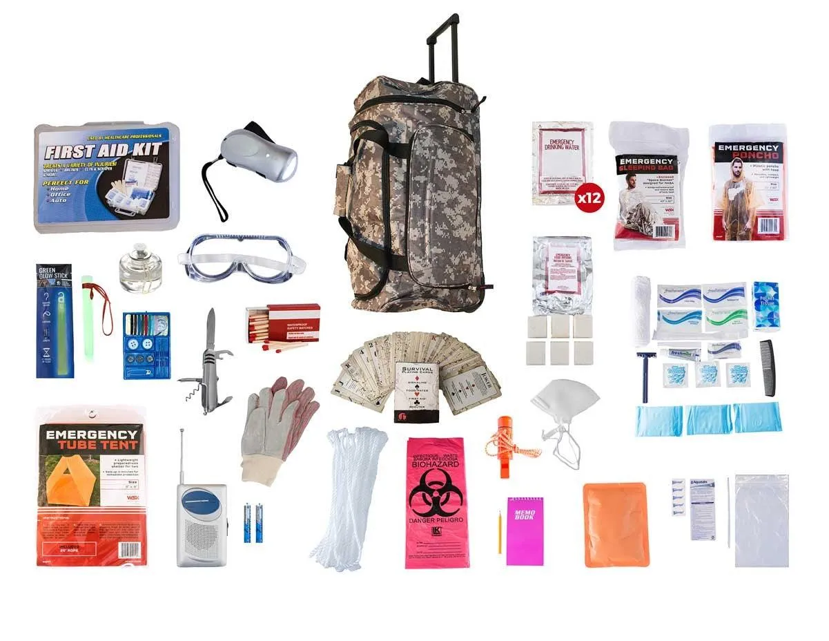 1 Person Food & Water Elite Survival Kit (72  Hours)