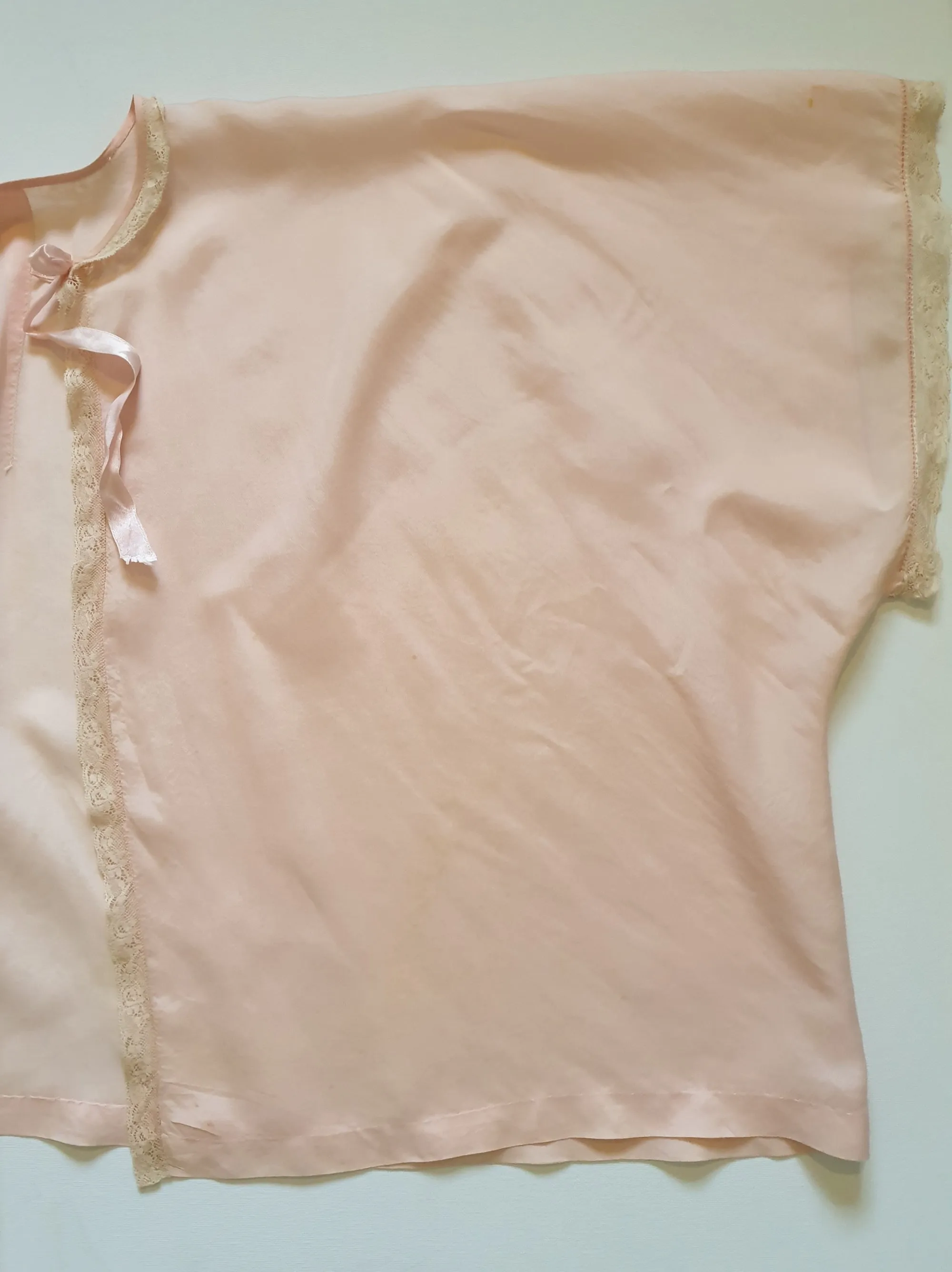 1930s Pink Loose-Fitting Boudoir Jacket, S-M