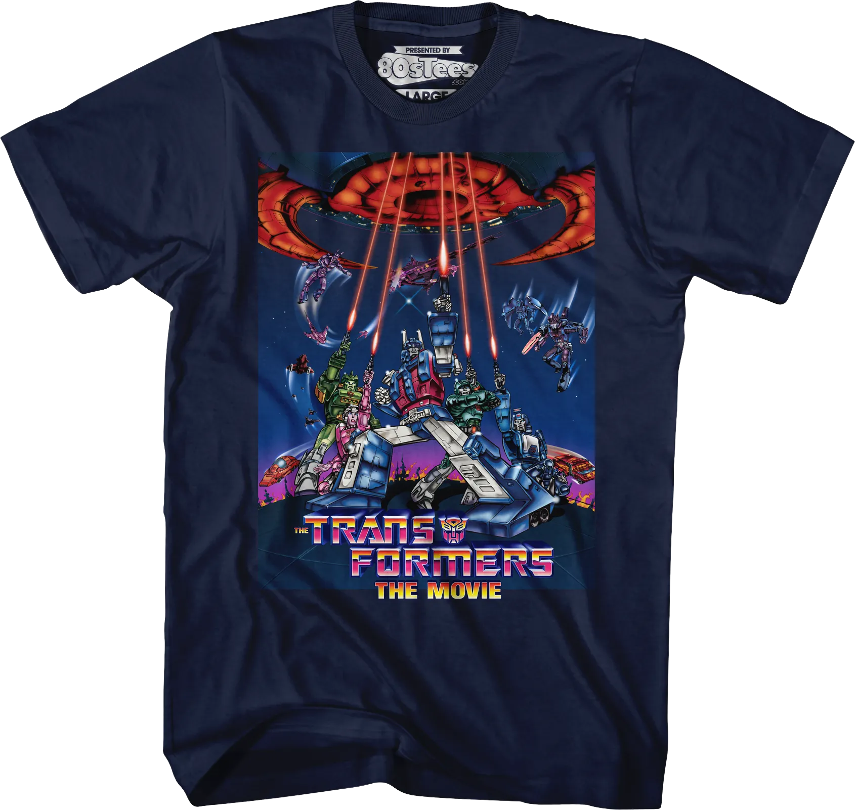 1986 Movie Poster Transformers T-Shirt