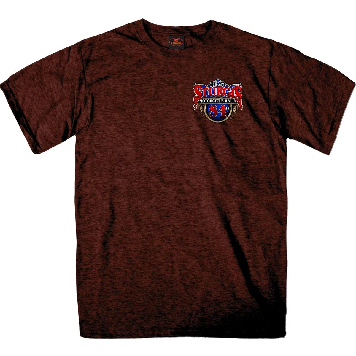 2024 Sturgis Men's Buffalo Russet Motorcycle Rally T-Shirt SPB1115