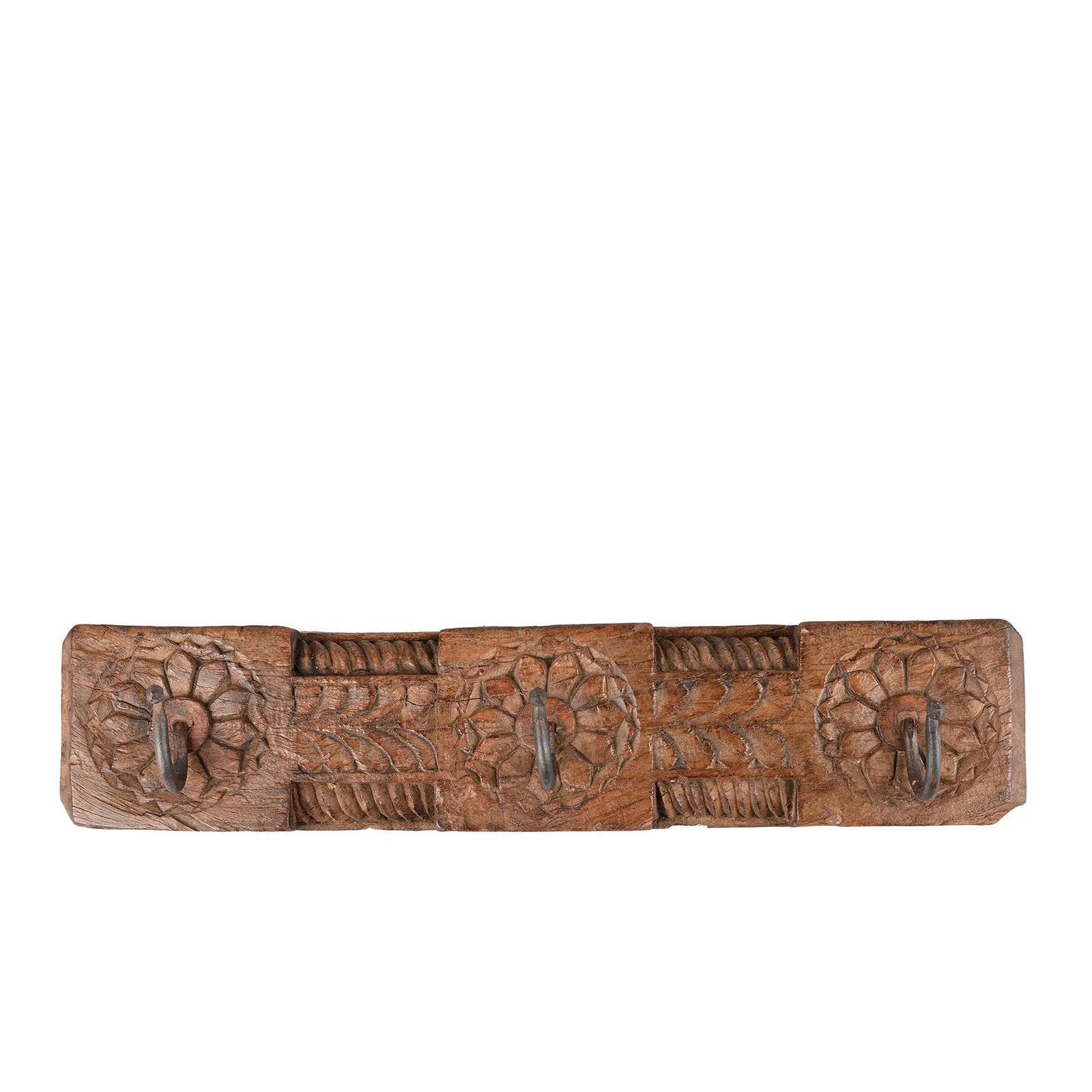 3 Coat Hook Rail From Kerala - Early 20th Century