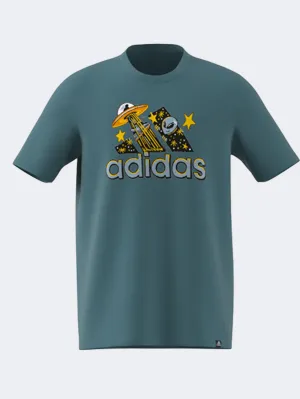 Adidas Doodle Men Sportswear T-Shirt Arctic Fusion