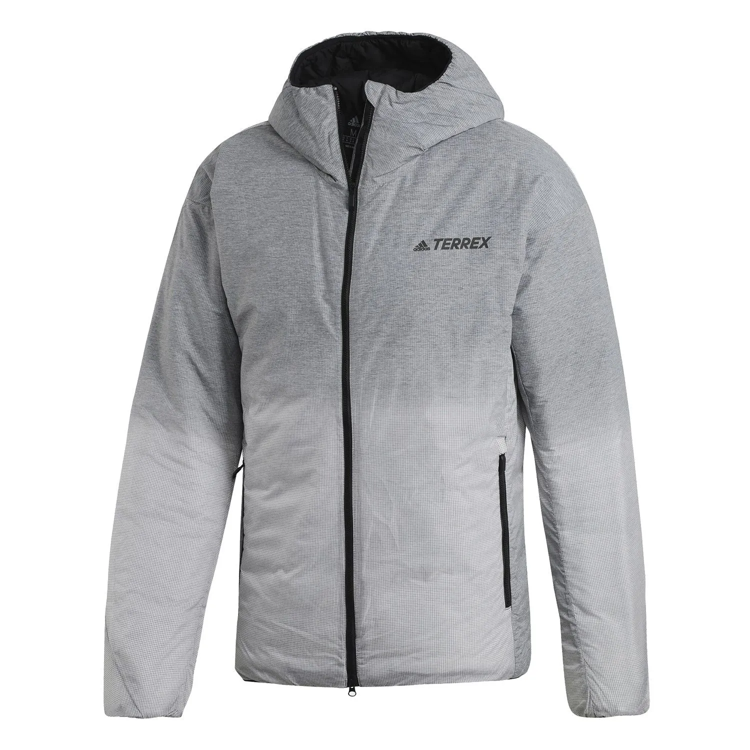 adidas Terrex Windweave Insulated Trail Hooded Jacket - Grey