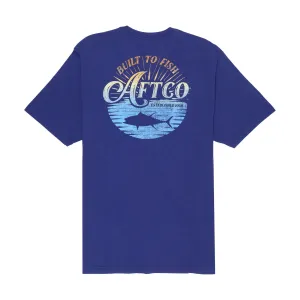 AFTCO Alkaline Storm Blue SS Tee