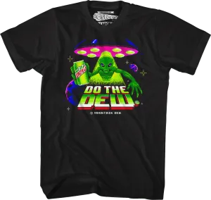 Alien Do The Dew Video Game Mountain Dew T-Shirt