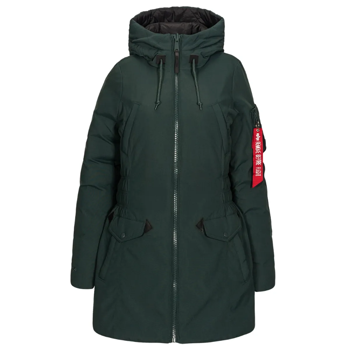 Alpha Industries Women's Patrol Green N-3B Reversable Down Parka