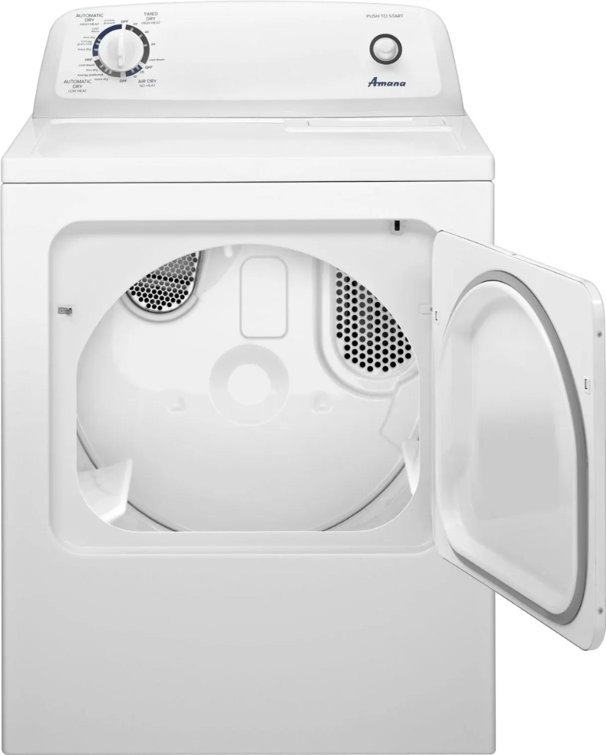 Amana - 6.5 Cu. Ft. 11-Cycle Electric Dryer - White