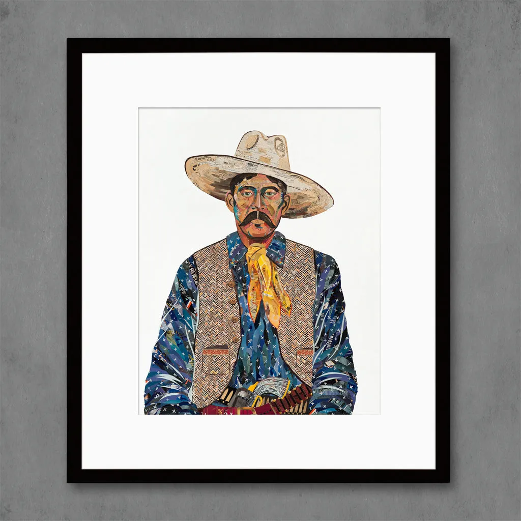 AMERICAN HERITAGE COWBOY (BLUE) limited edition paper print