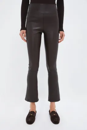 Americano Leather Ankle Flare Legging