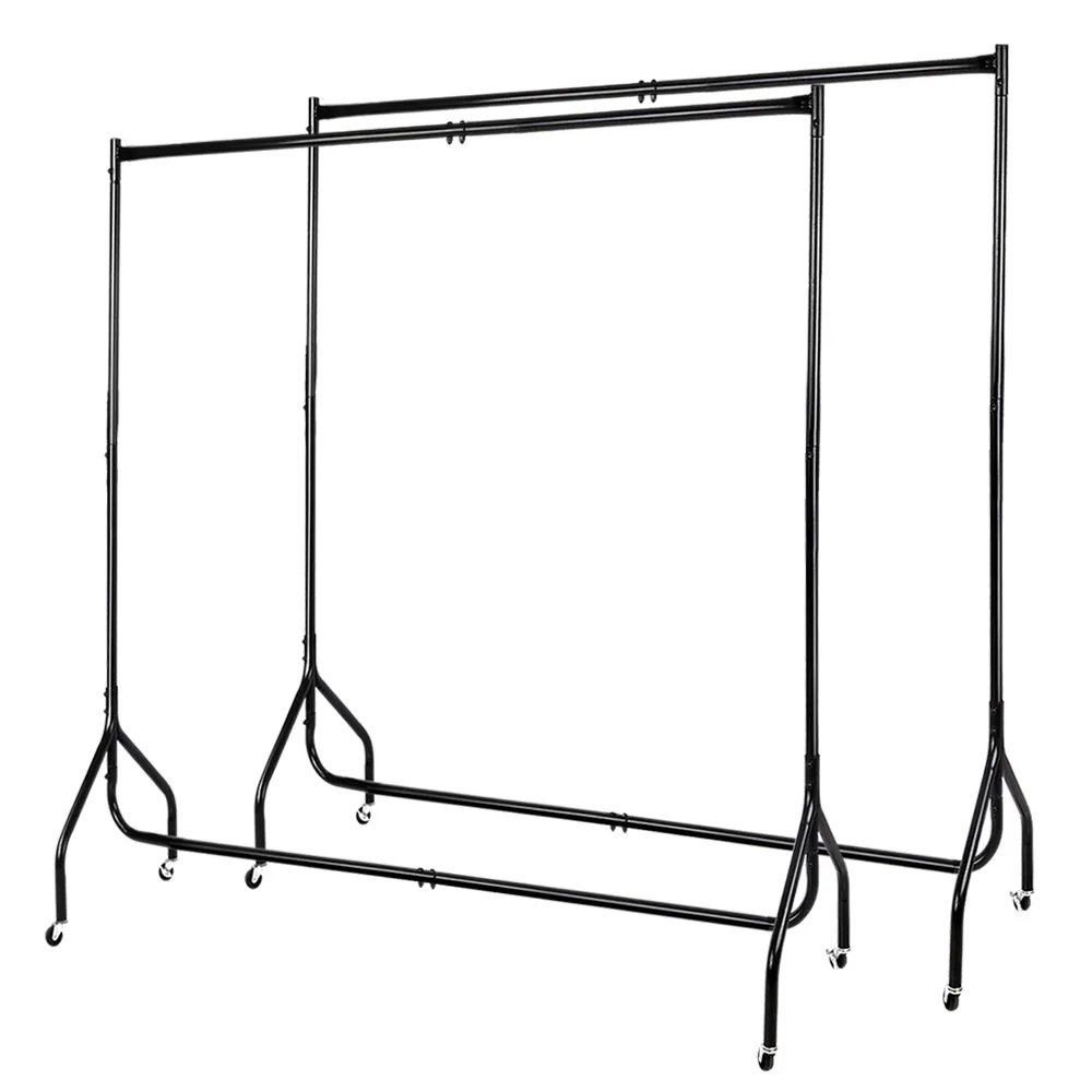 Artiss Clothes Racks Metal Coat Hanger Stand x2