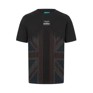 Aston Martin F1 Limited Edition Silverstone GP Graphic T-Shirt - Black