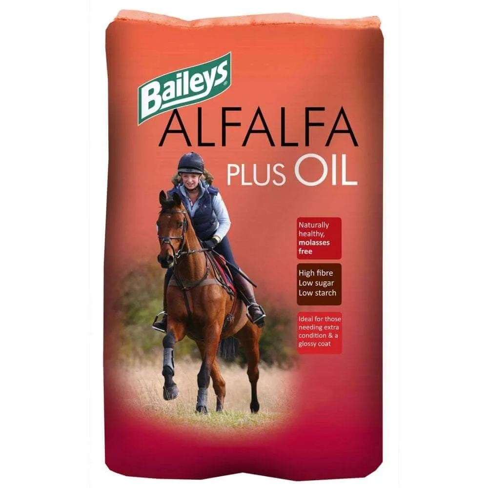 Baileys Alfalfa Plus Oil Molasses Free Horse Feed 20kg