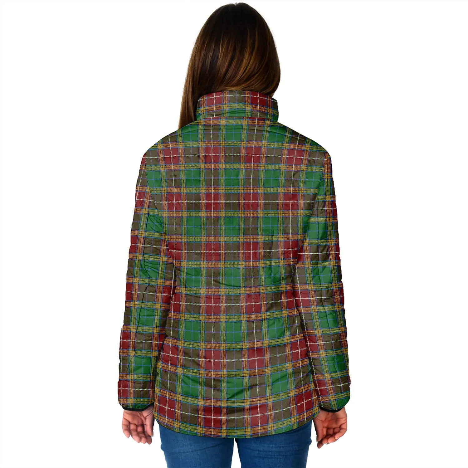 Baxter Tartan Padded Jacket with Family Crest