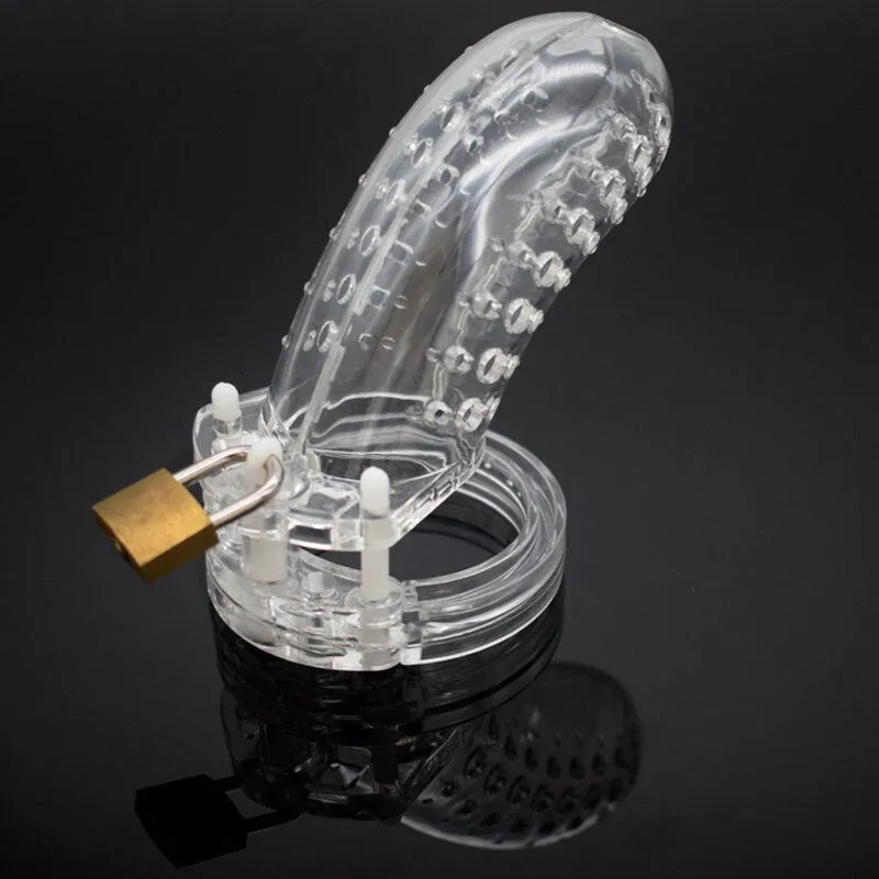 BDSM Male Chastity Cage Penis Lock Ring