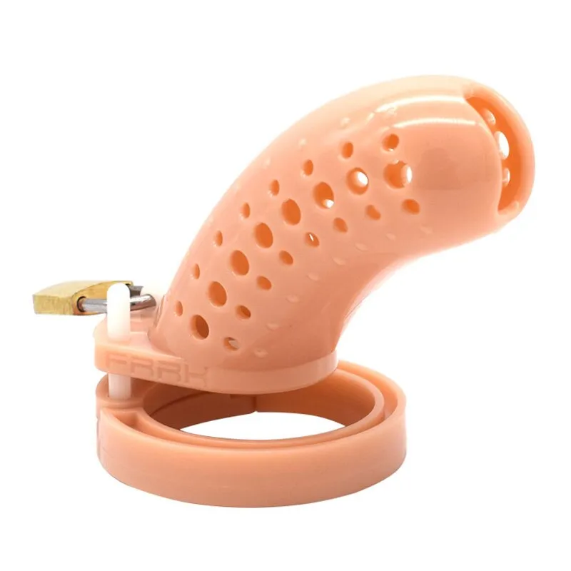 BDSM Male Chastity Cage Penis Lock Ring