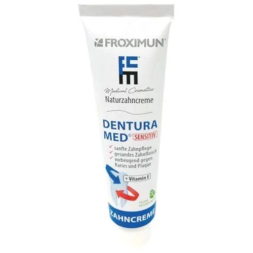 Best toothpaste for sensitive teeth, DENTURA MED sensitive toothpaste