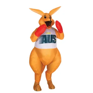 Boxing Kangaroo Inflatable Costume - Adult