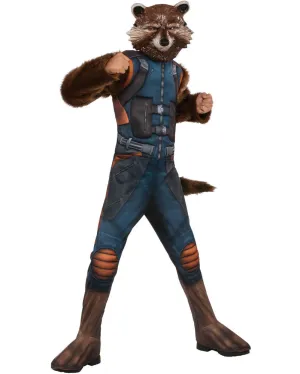 Boys Costume - Rocket Raccon Deluxe