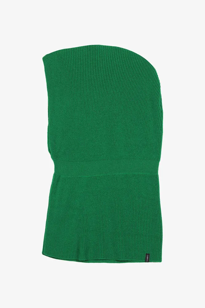 Brook Merino Wool Hood Green