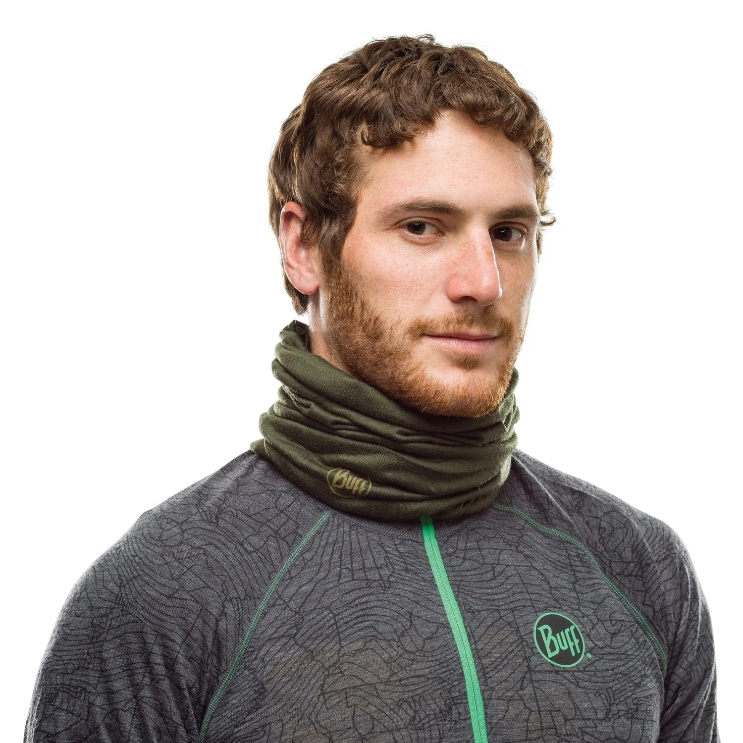 BUFF® Lightweight Merino Wool Tubular (Solid Forest Night)