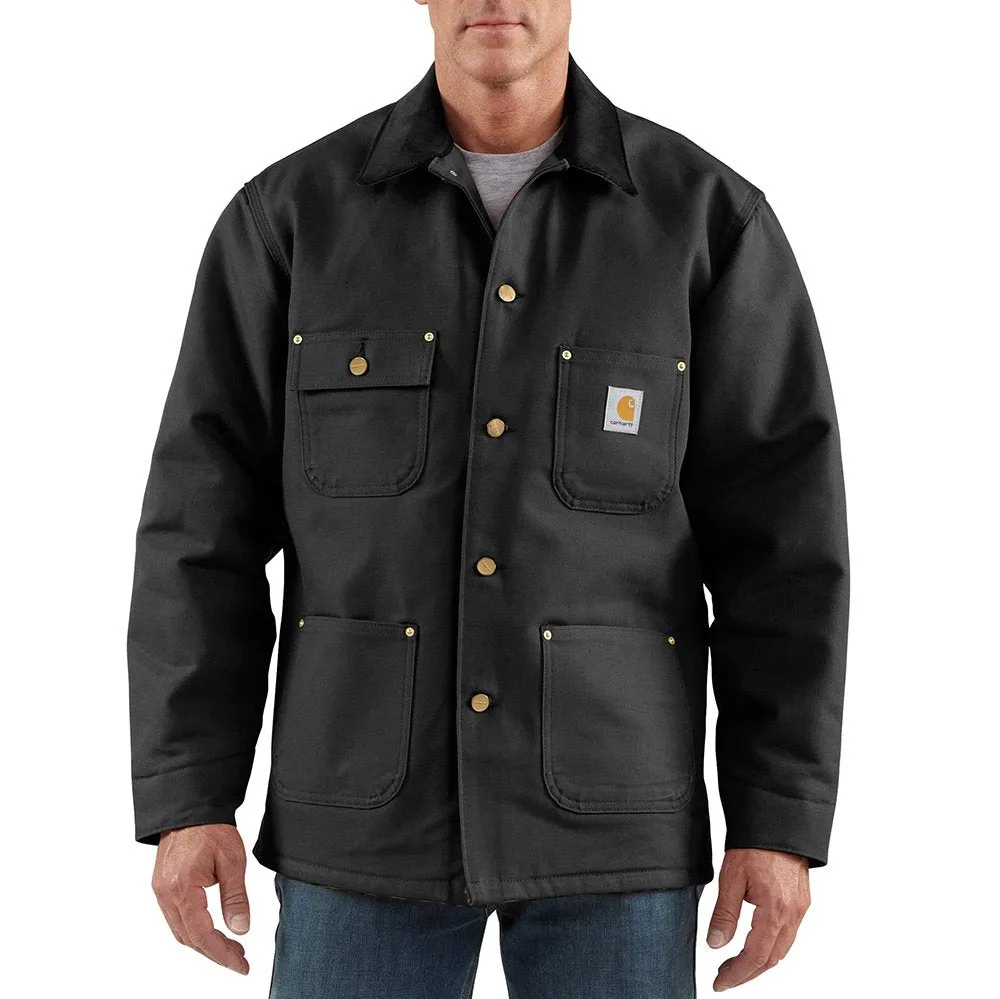 Carhartt 103825 Men's Big & Tall Duck Chore Coat Blanket Lined