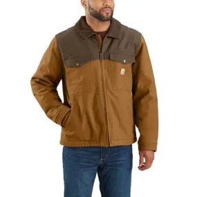 Carhartt 106432 Men's Montana Rugged Flex® Duck Relaxed Fit Insulated J - 2X-Large Tall - Carhartt Brown/Coffee