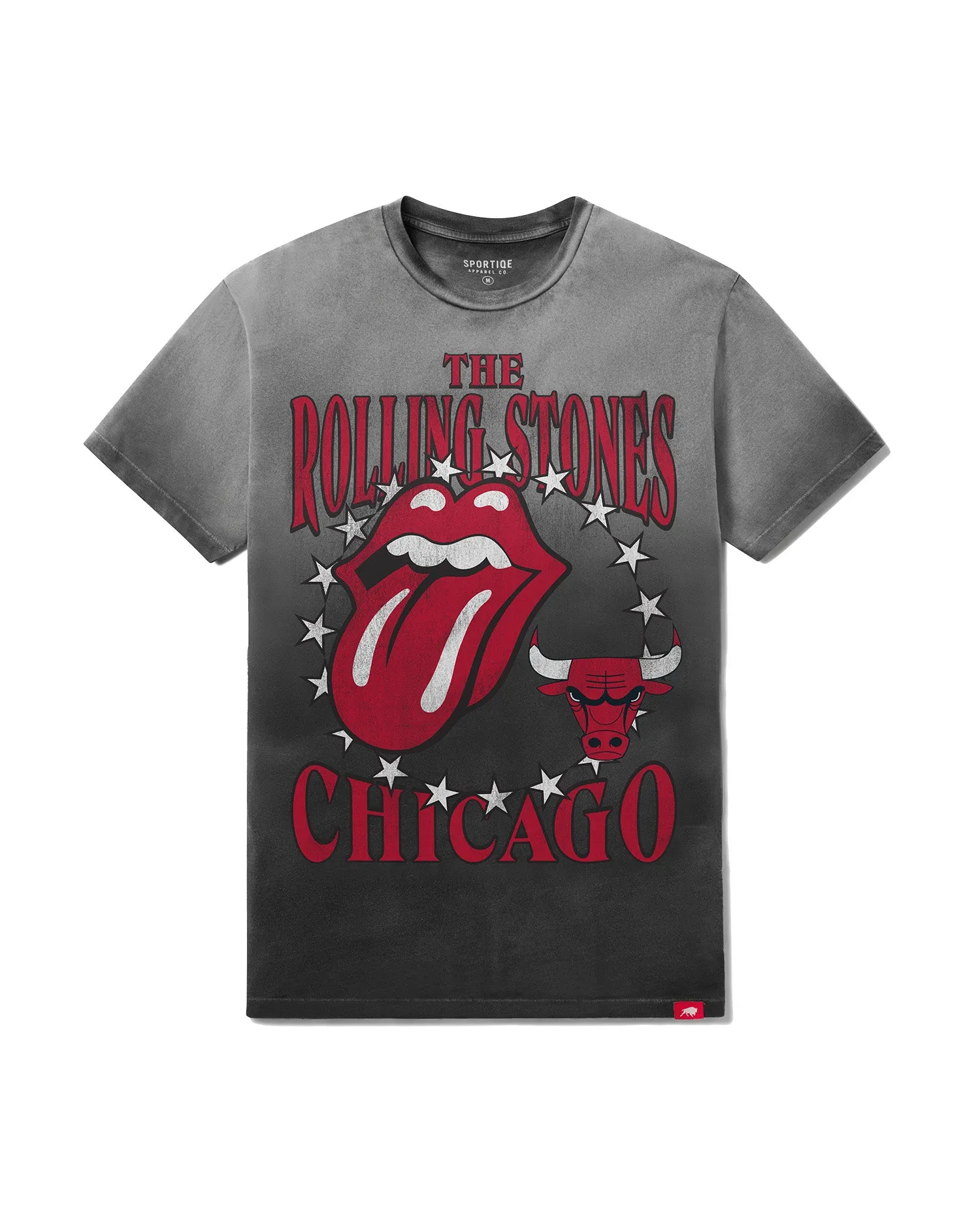 CHICAGO BULLS X ROLLING STONES BINGHAM TEE