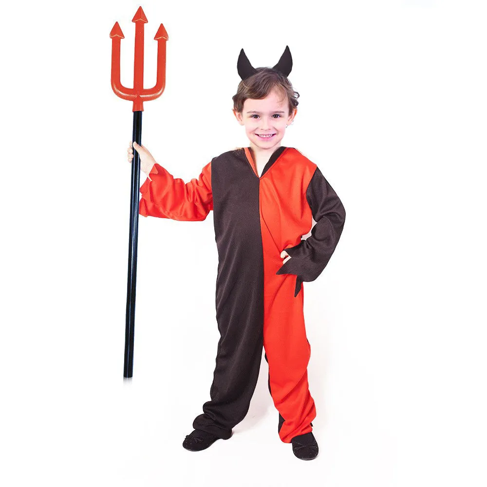 Children's costume devil with horns (M)