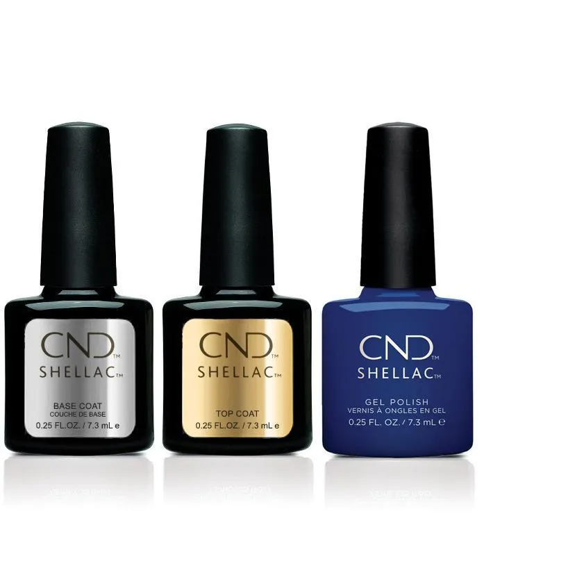 CND - Shellac Combo - Base, Top & Blue Moon