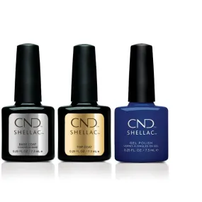 CND - Shellac Combo - Base, Top & Blue Moon