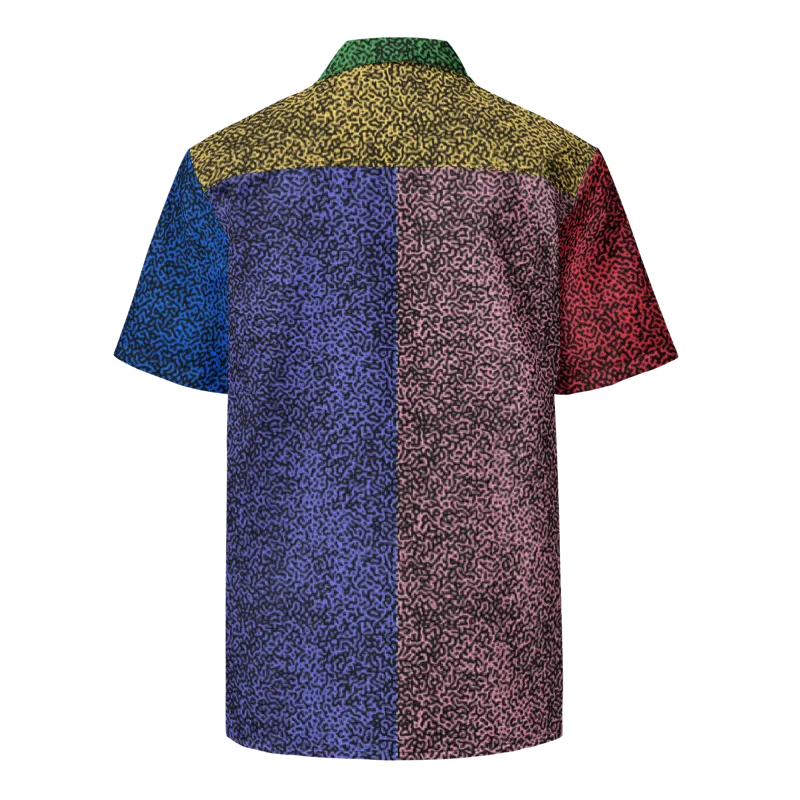 Color Block Turing Hawaiian Shirt