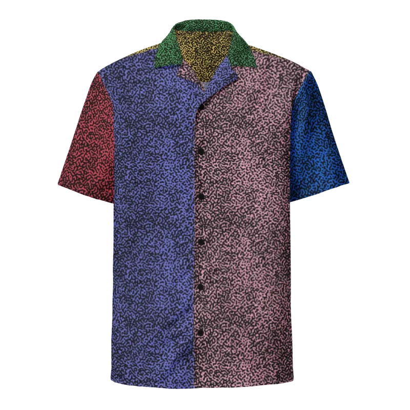 Color Block Turing Hawaiian Shirt