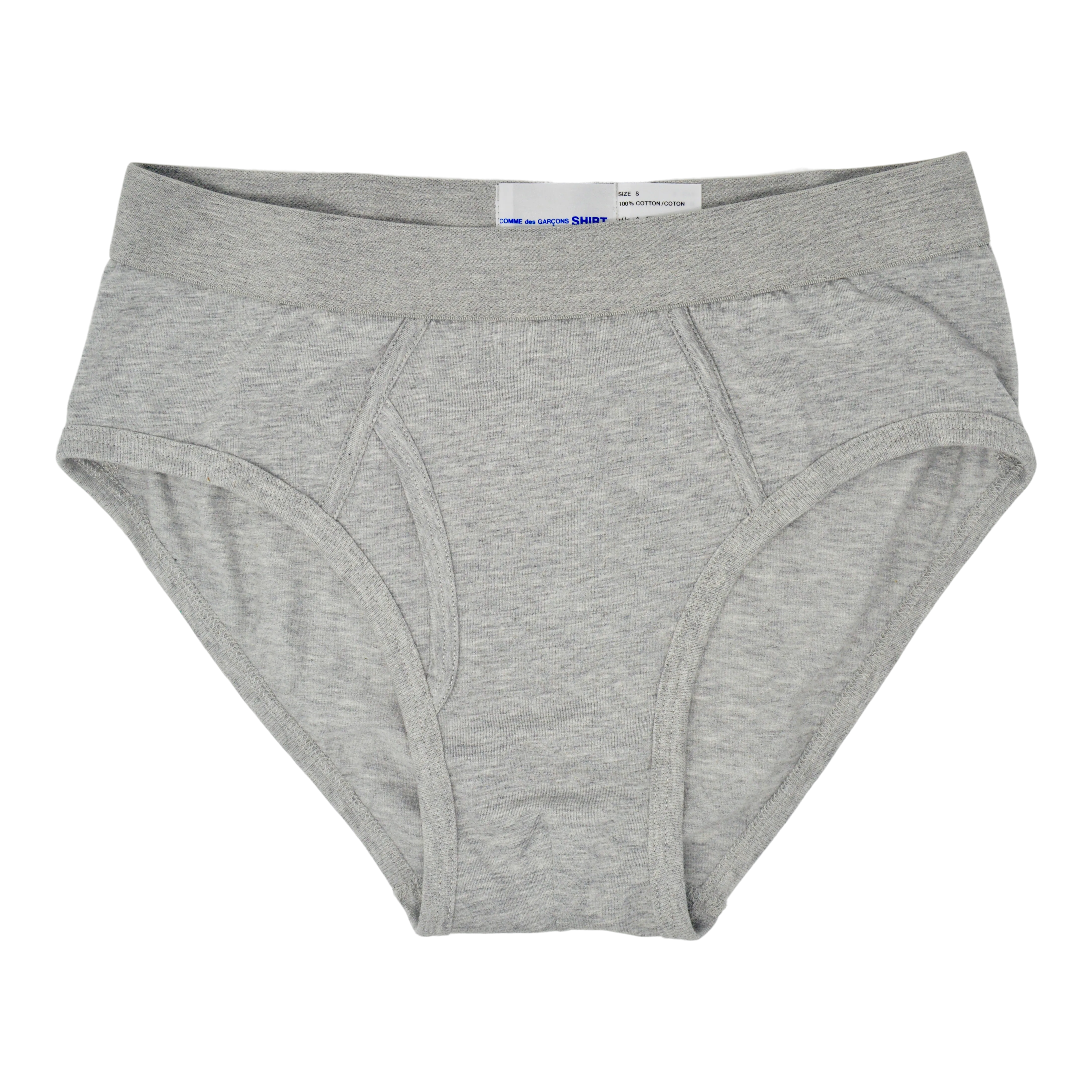 Comme des Garçons Y-Brief Heather Gray