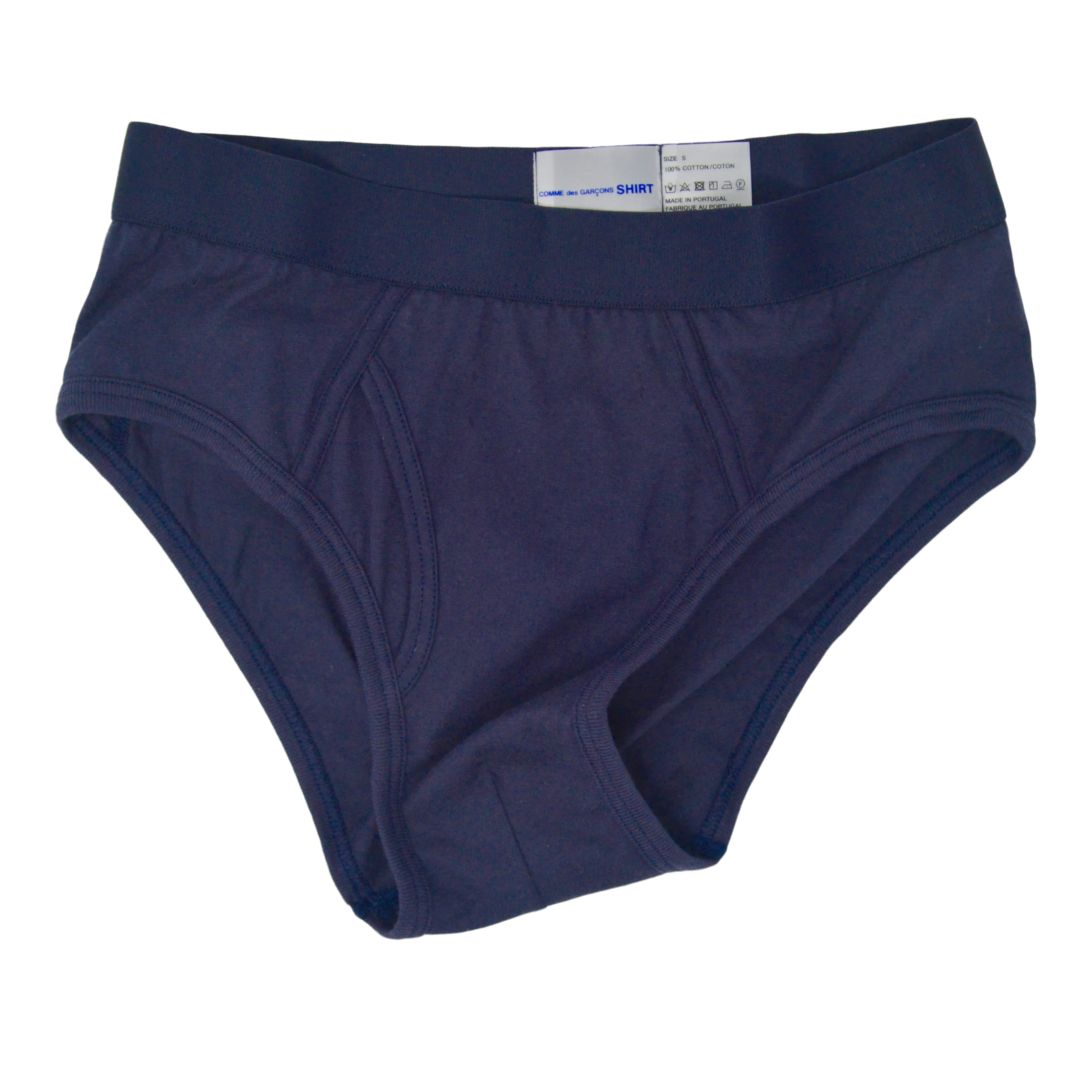 Comme des Garçons Y-Brief Navy Blue