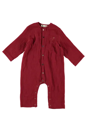 Cosi Baby Jumpsuit - Deep Red