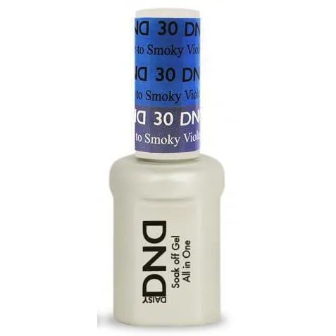 DND - Mood Change Gel - Light Blue to Smoky Violet 0.5 oz - #D30