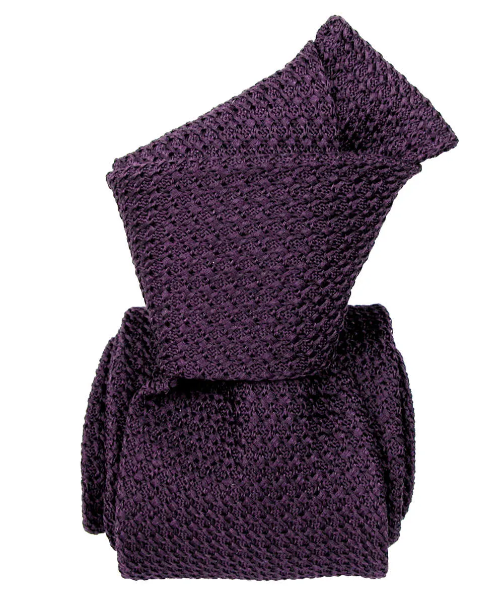 Domaso Grenadine Purple Silk Tie