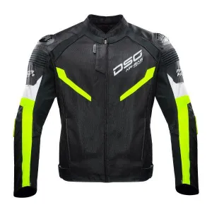 DSG RACE PRO V2 JACKET BLACK YELLOW FLUO