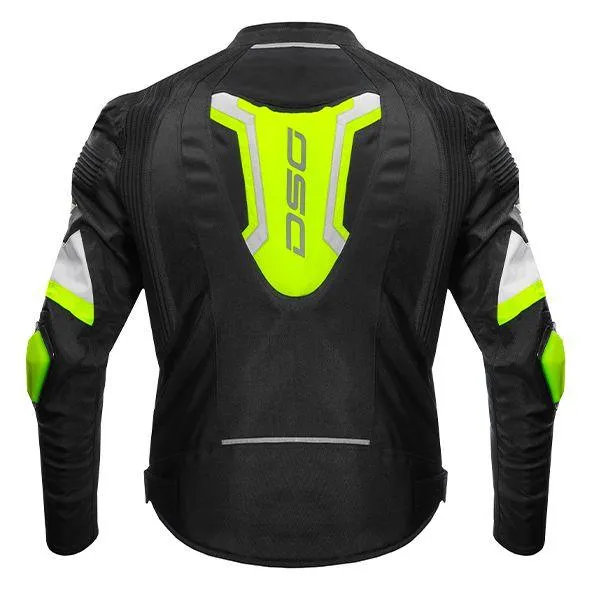 DSG RACE PRO V2 JACKET BLACK YELLOW FLUO