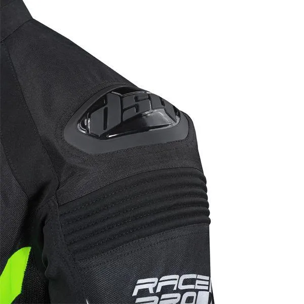 DSG RACE PRO V2 JACKET BLACK YELLOW FLUO