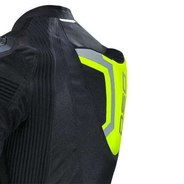 DSG RACE PRO V2 JACKET BLACK YELLOW FLUO