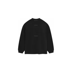 Fear of God Essentials Long Sleeve Tee 'Jet Black' (2023)