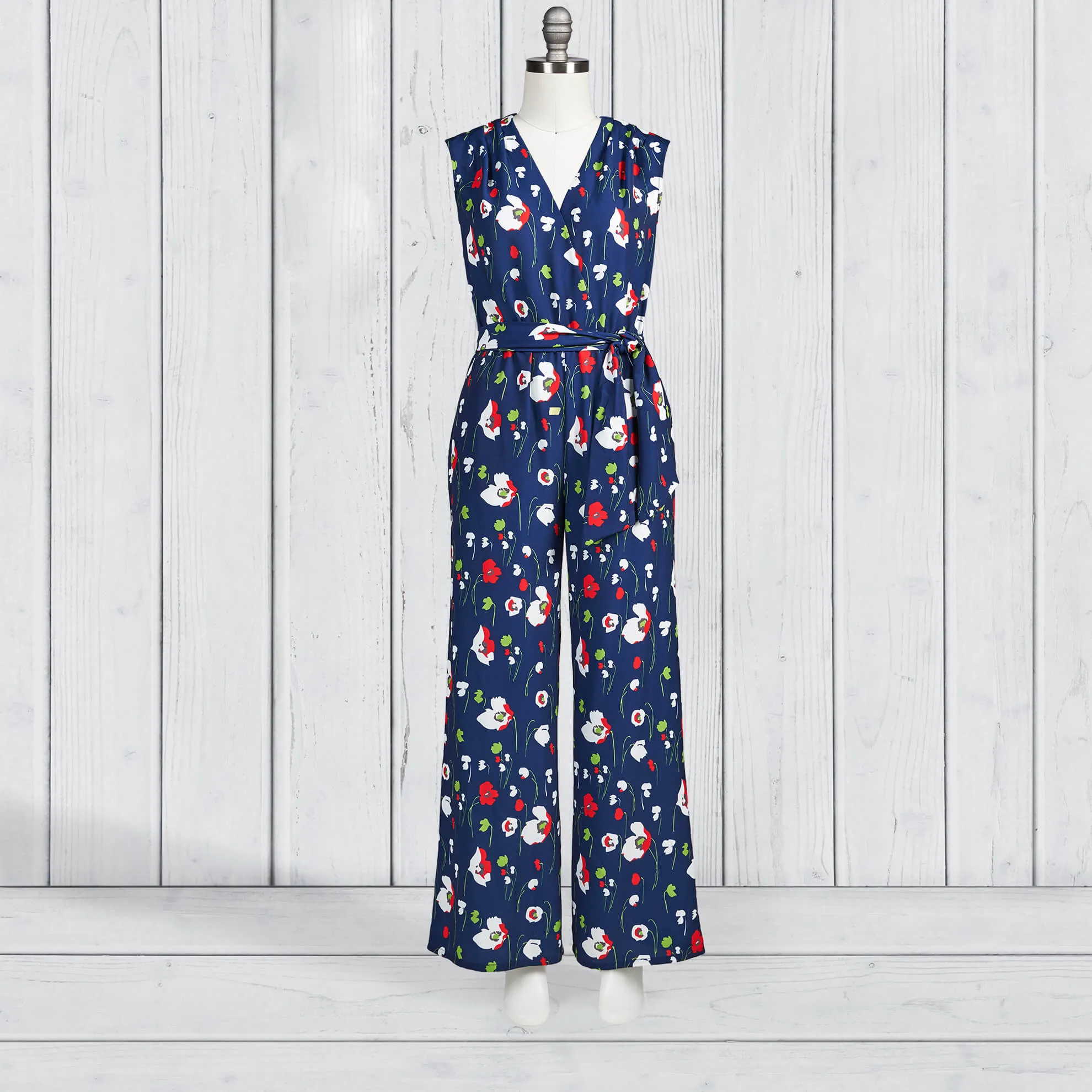 Floral Wide Leg Jumpsuit