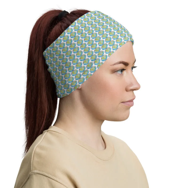 Forever G.O. One-Size Fits All Multi Neck Gaiter. Can be used as a Headband, Mask, Head Band, Hair Tie & Ski Neck Warmer.  Breathable fabric and a Four-way stretch fabric.