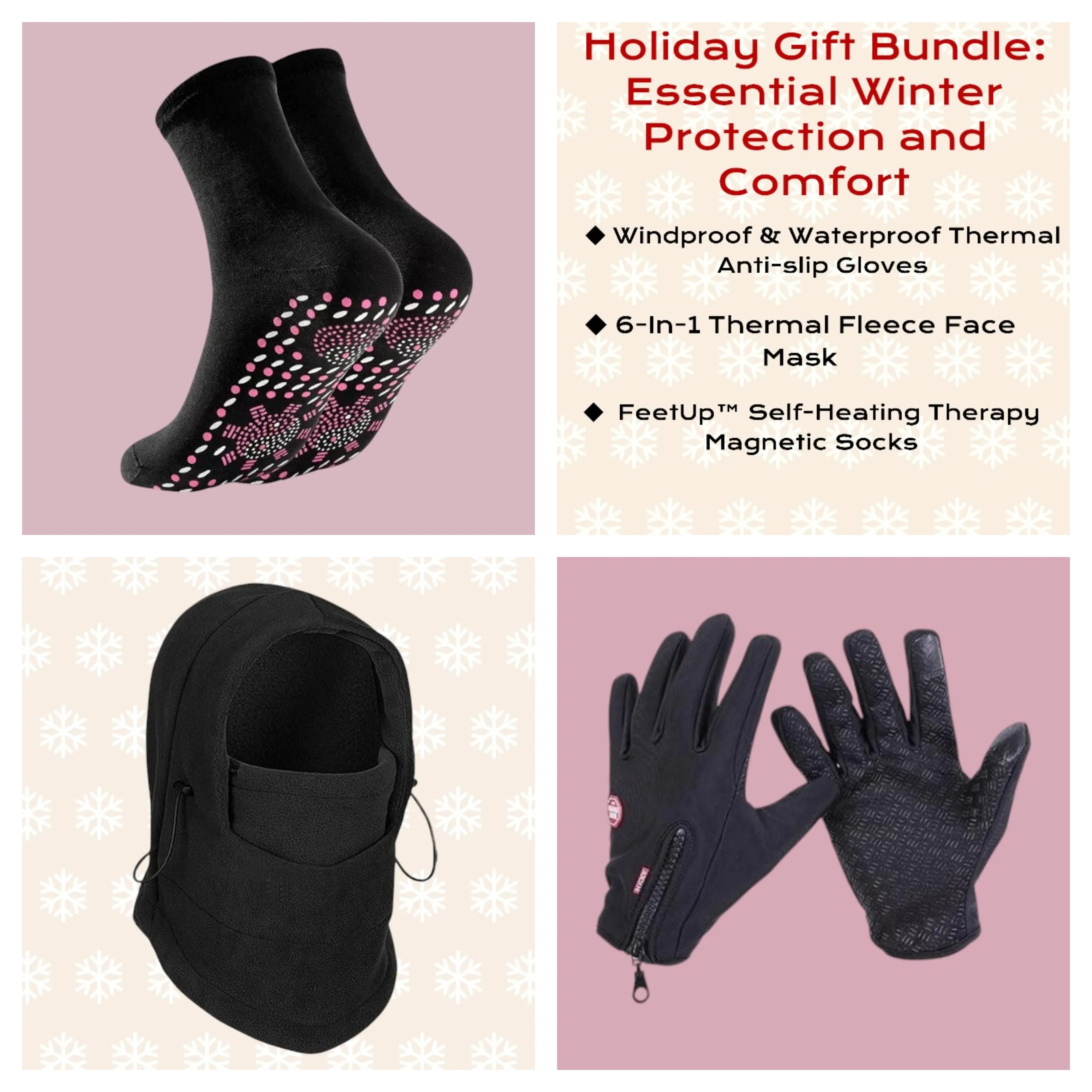 Gift Bundle: Essential Winter Protection and Comfort- just $32.90 (originally $60.30)