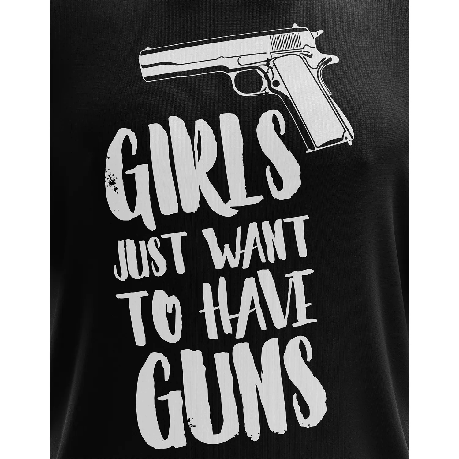 Girls Just Want to Have Guns Short Sleeve Shirt