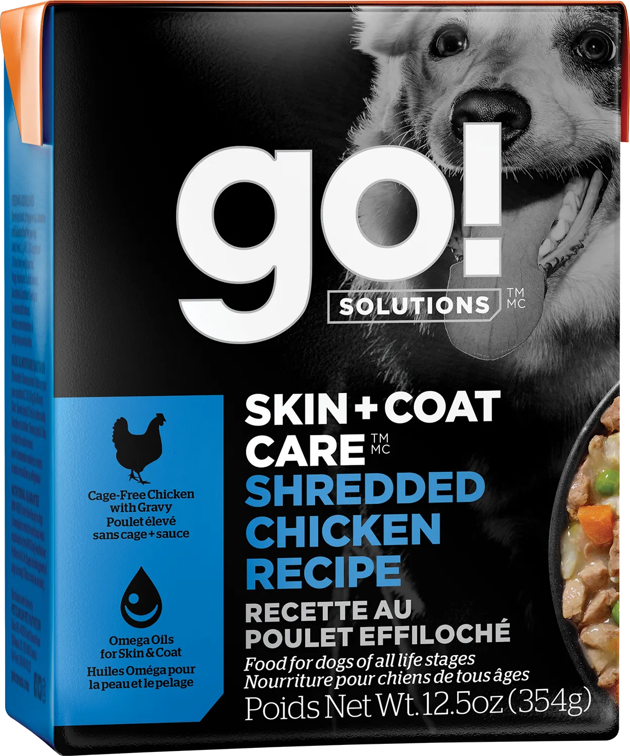 GO! Skin & Coat Shredded Chicken Tetra Pack