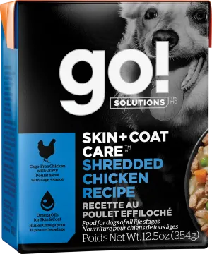 GO! Skin & Coat Shredded Chicken Tetra Pack