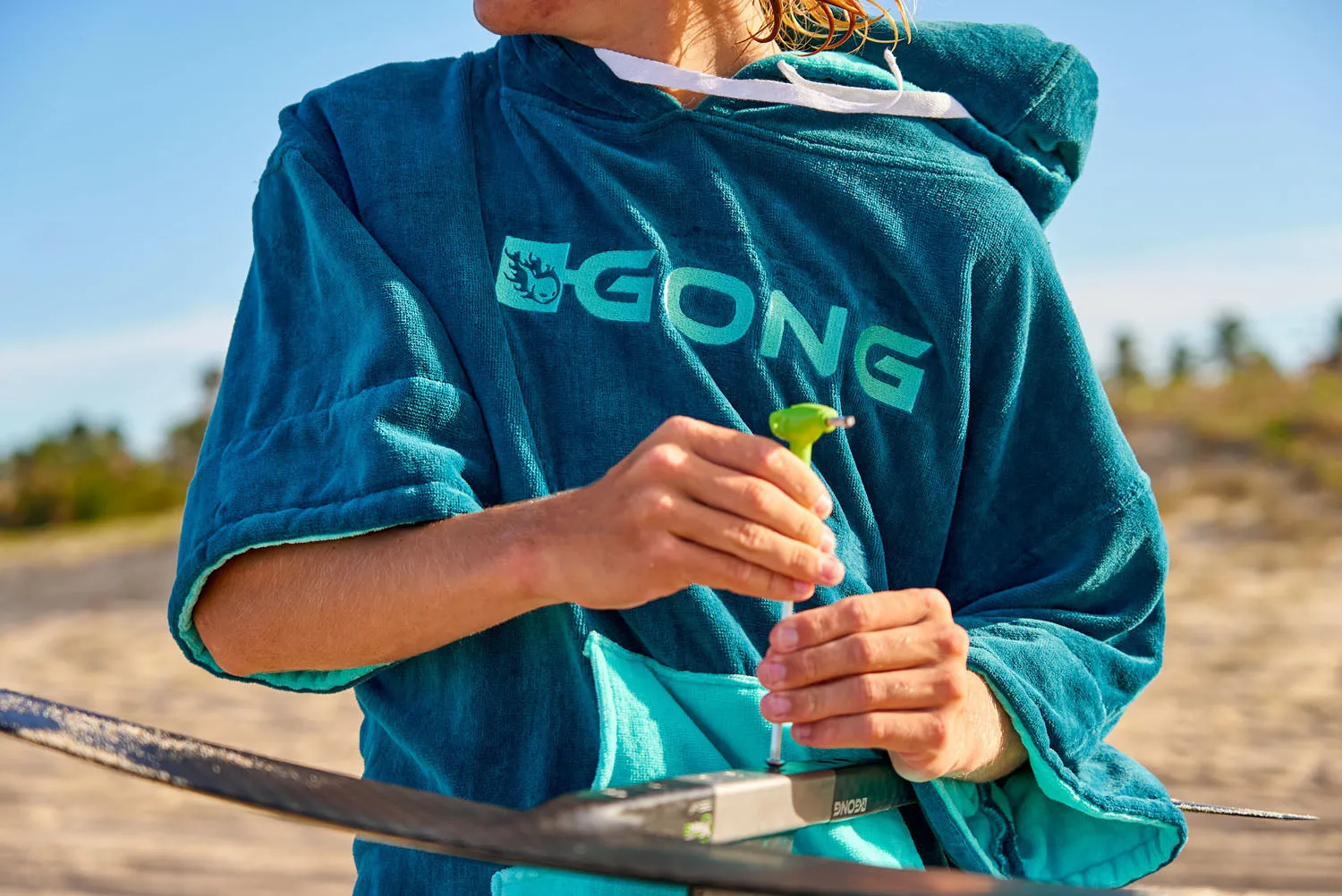 GONG | Poncho En Coton