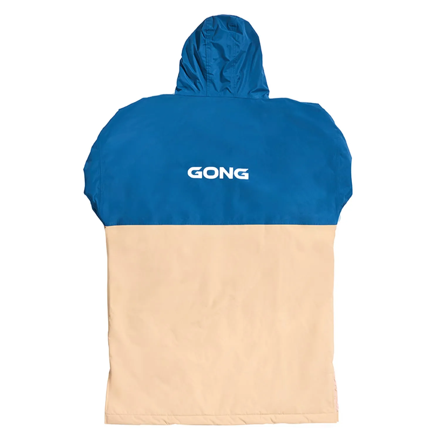 GONG | Poncho Imperméable Sable / Bleu